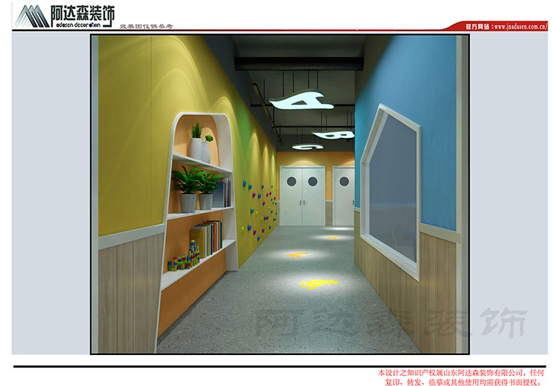 濟南幼兒園設(shè)計中彩繪有什么作用？